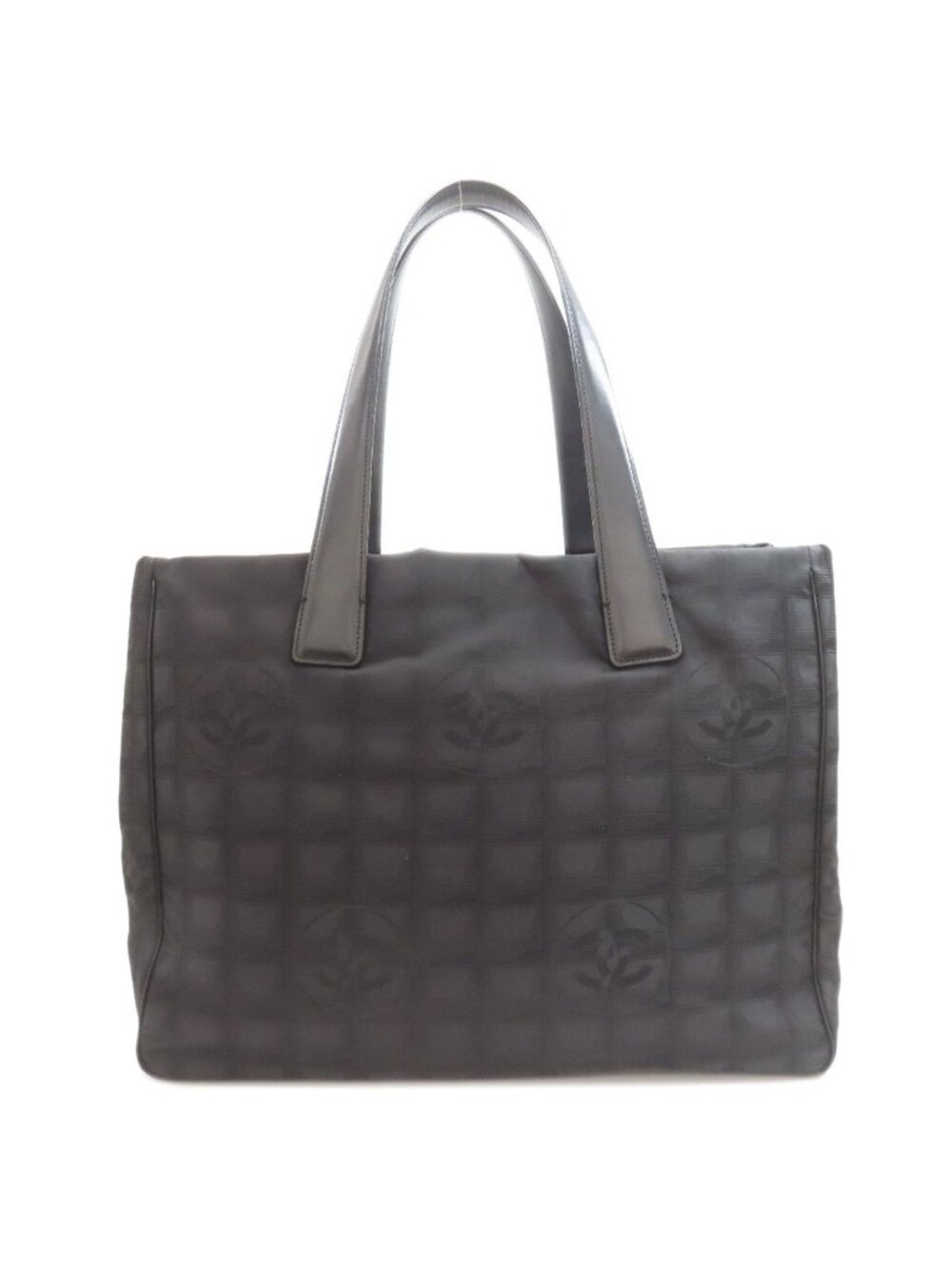 Chanel New Travel Line MM Tote Nylon Jacquard